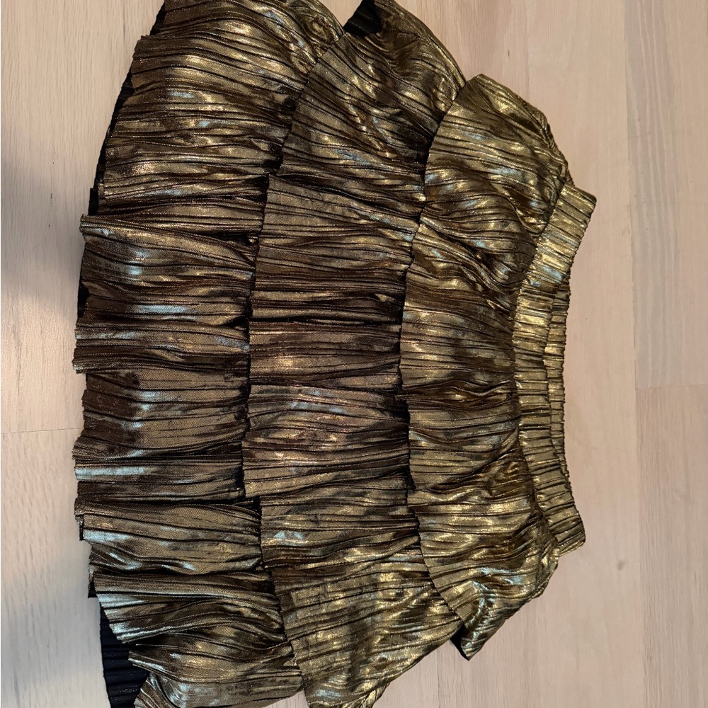 Crewcuts Gold Metallic Skirt